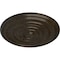 Ekena Millwork Carton Ceiling Medallion (For Canopies up to 2 5/8"), 12 5/8"OD x 1"P, Stone Hearth Crackle CM13CASHC - alternate 2